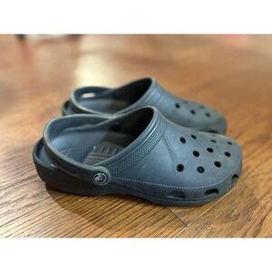 Crocs Classic Clogs Unisex Black Women Size 11 Men Size 9